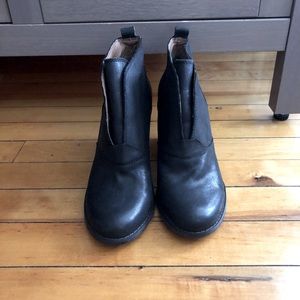 Lucky Brand Black Ankle Boots